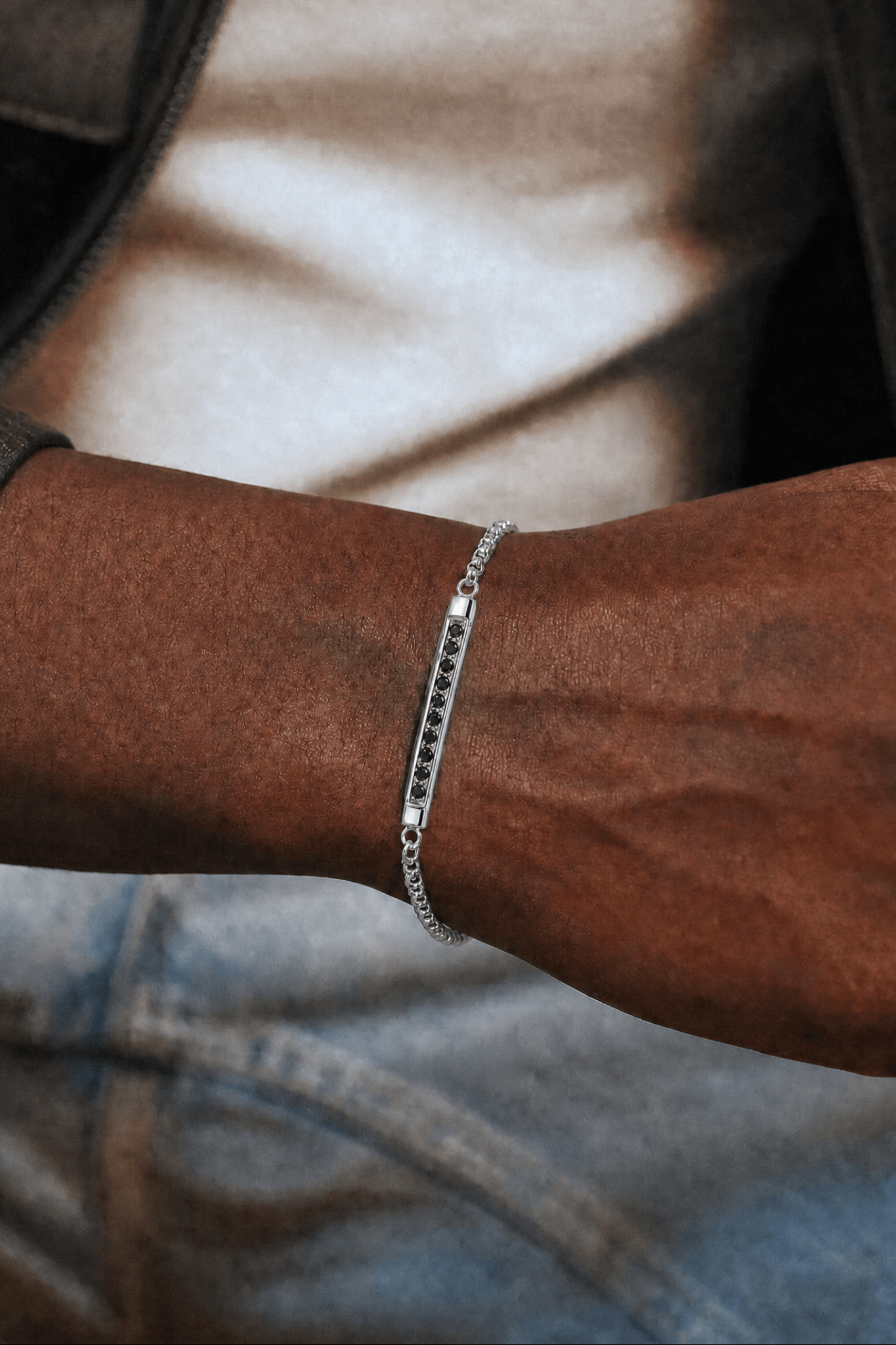 Bracciale bar diamond - OFMND