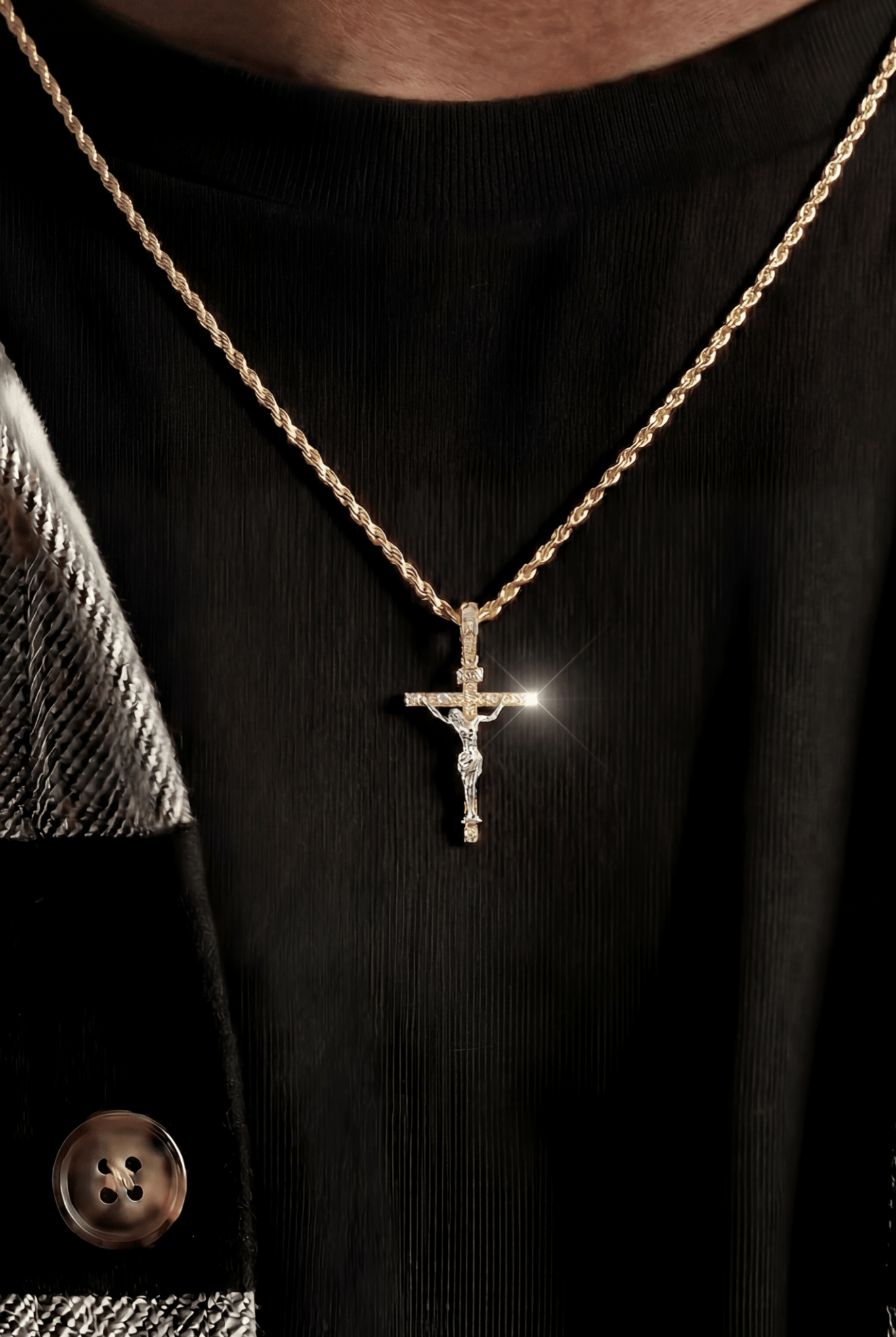 Collana crocifisso diamond - OFMND