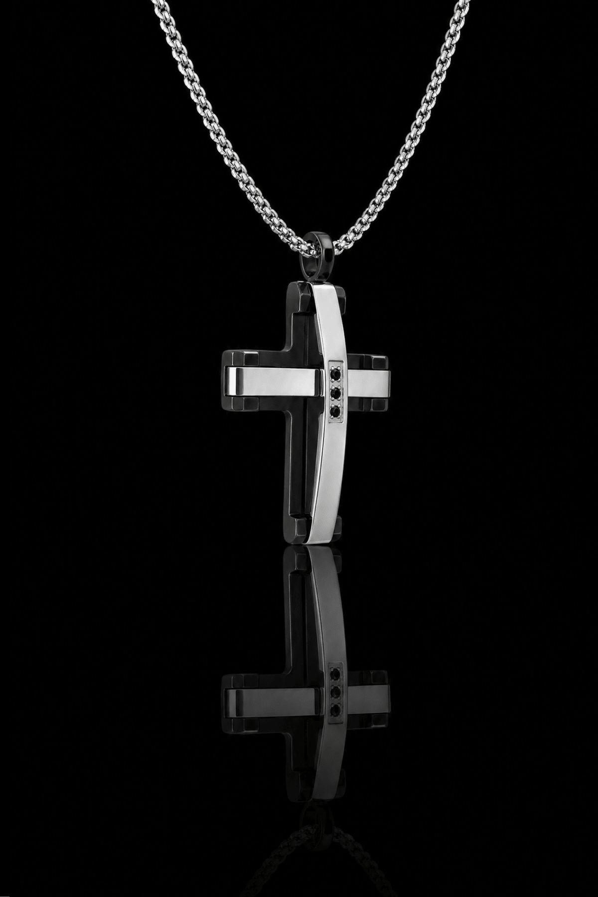 Collana cross shadow - OFMND