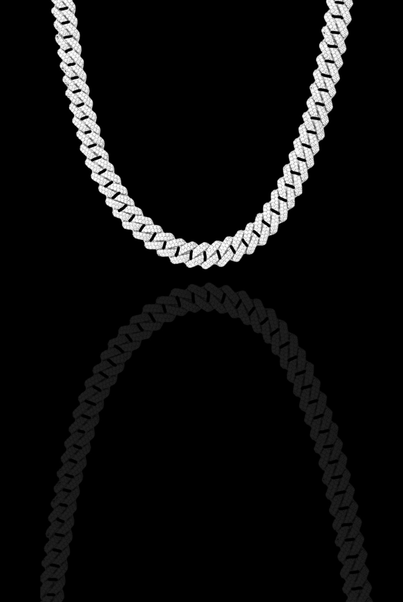 Collana cuban regolabile acciaio - OFMND