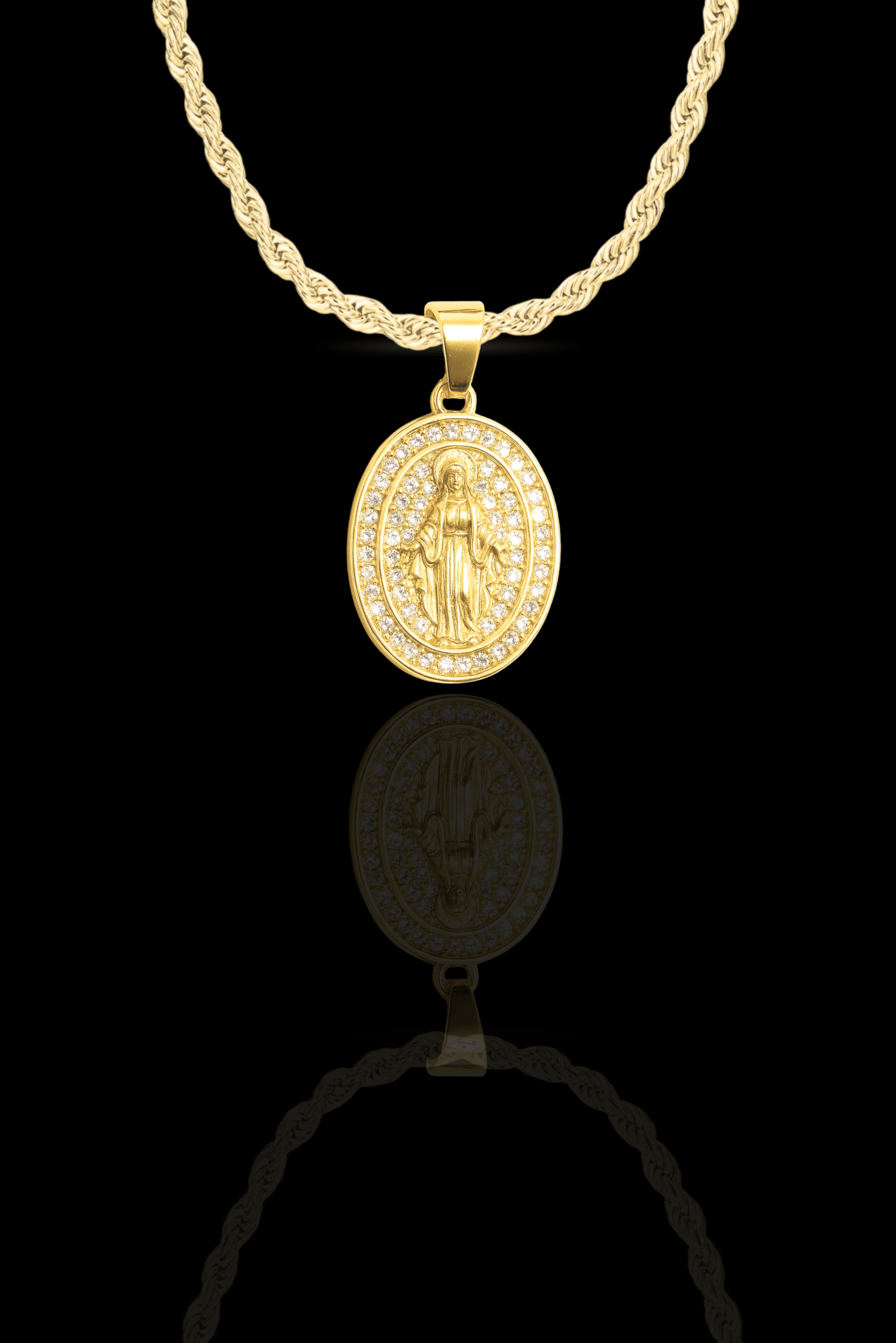 Collana 'diamond guadalupe’ - OFMND