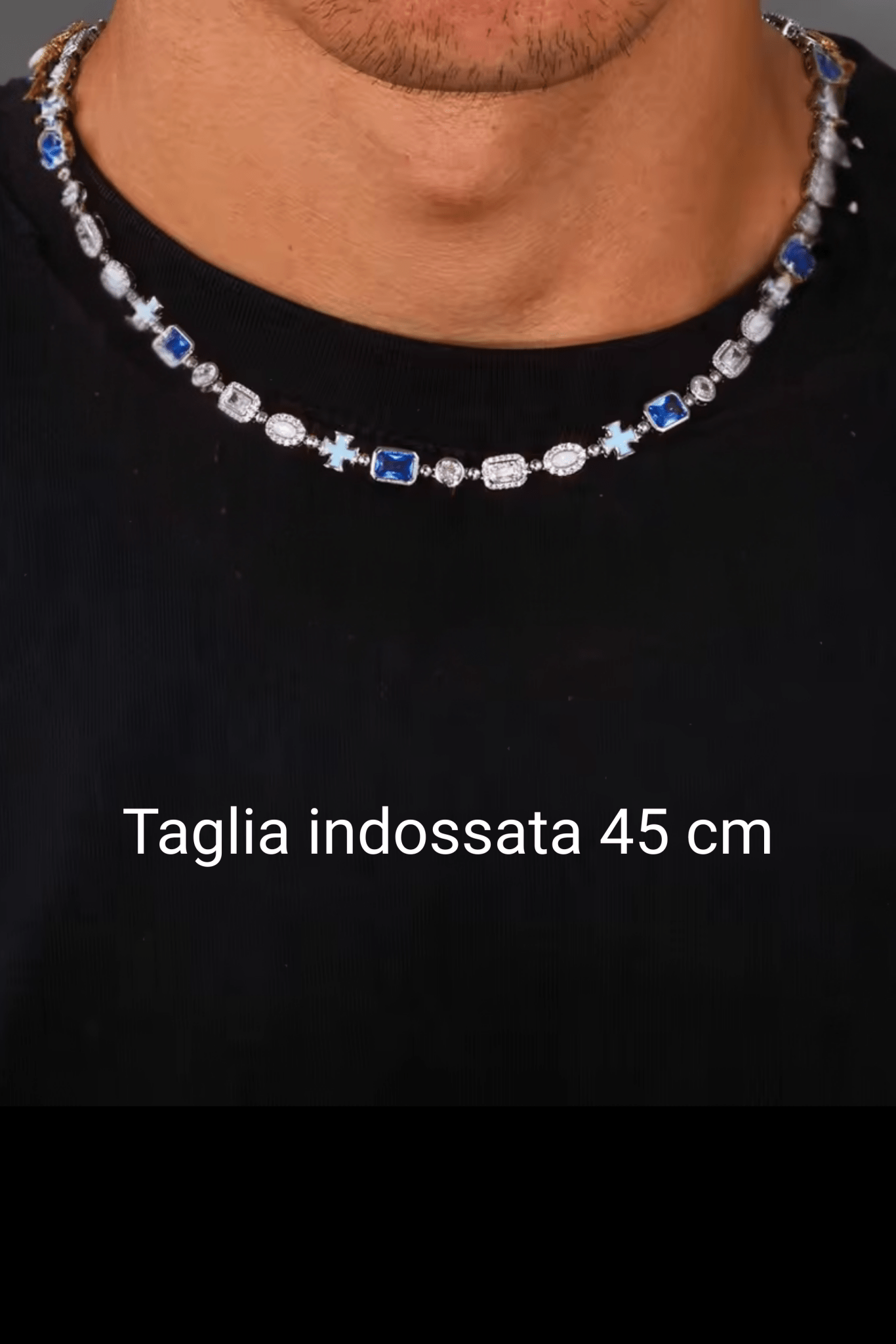 Collana gemstone blu - OFMND
