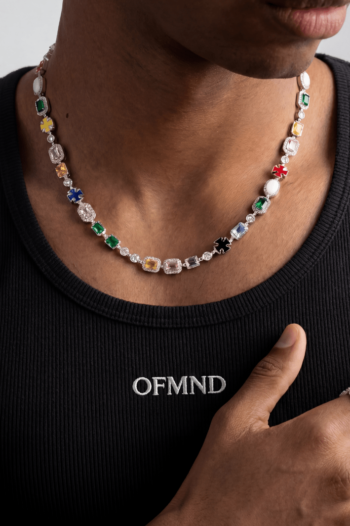 Collana gemstone rainbow - OFMND