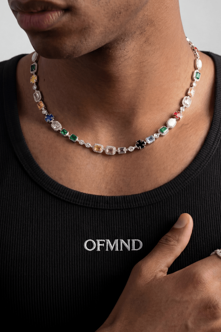 Collana gemstone rainbow - OFMND