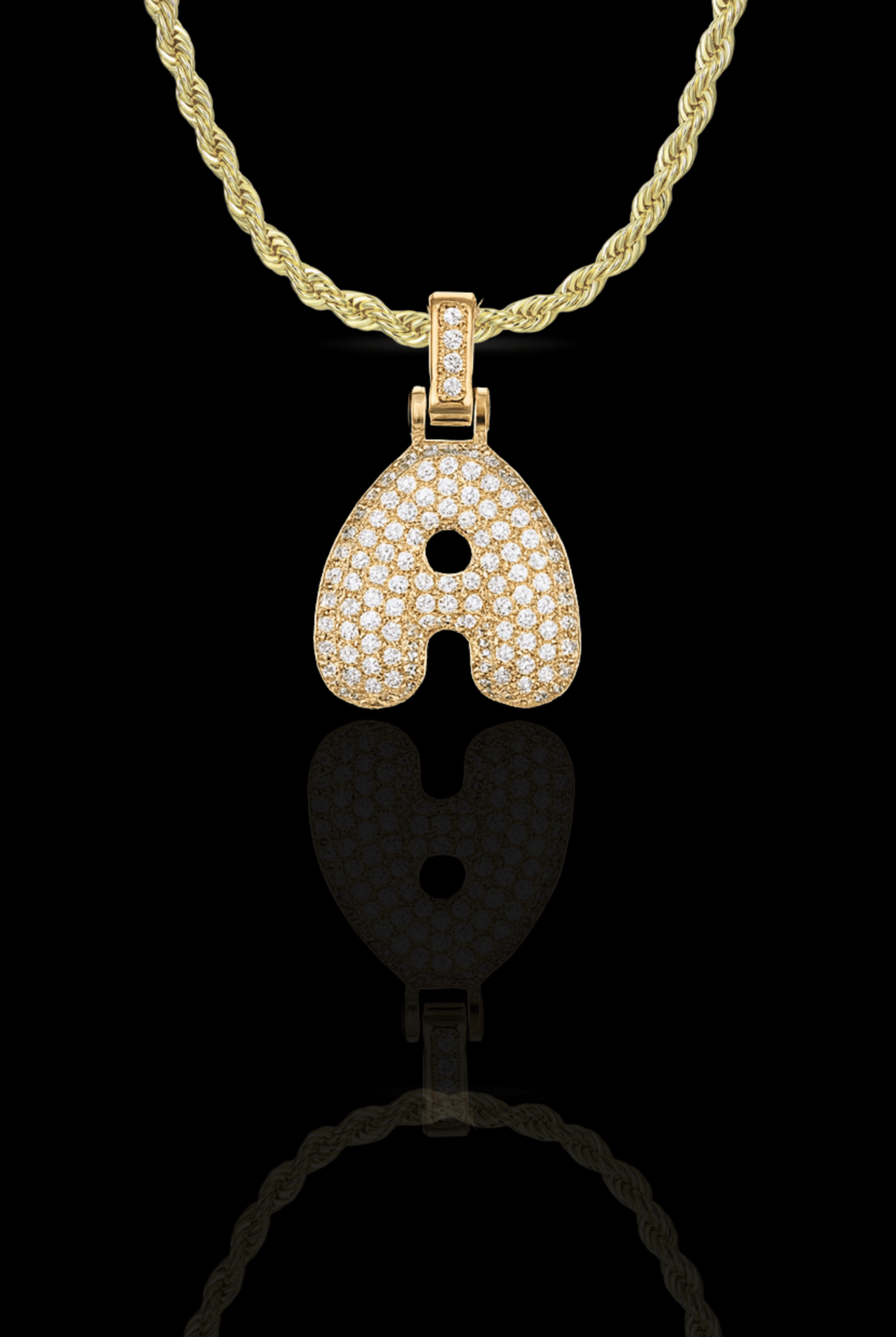 Collana letter pavè - OFMND