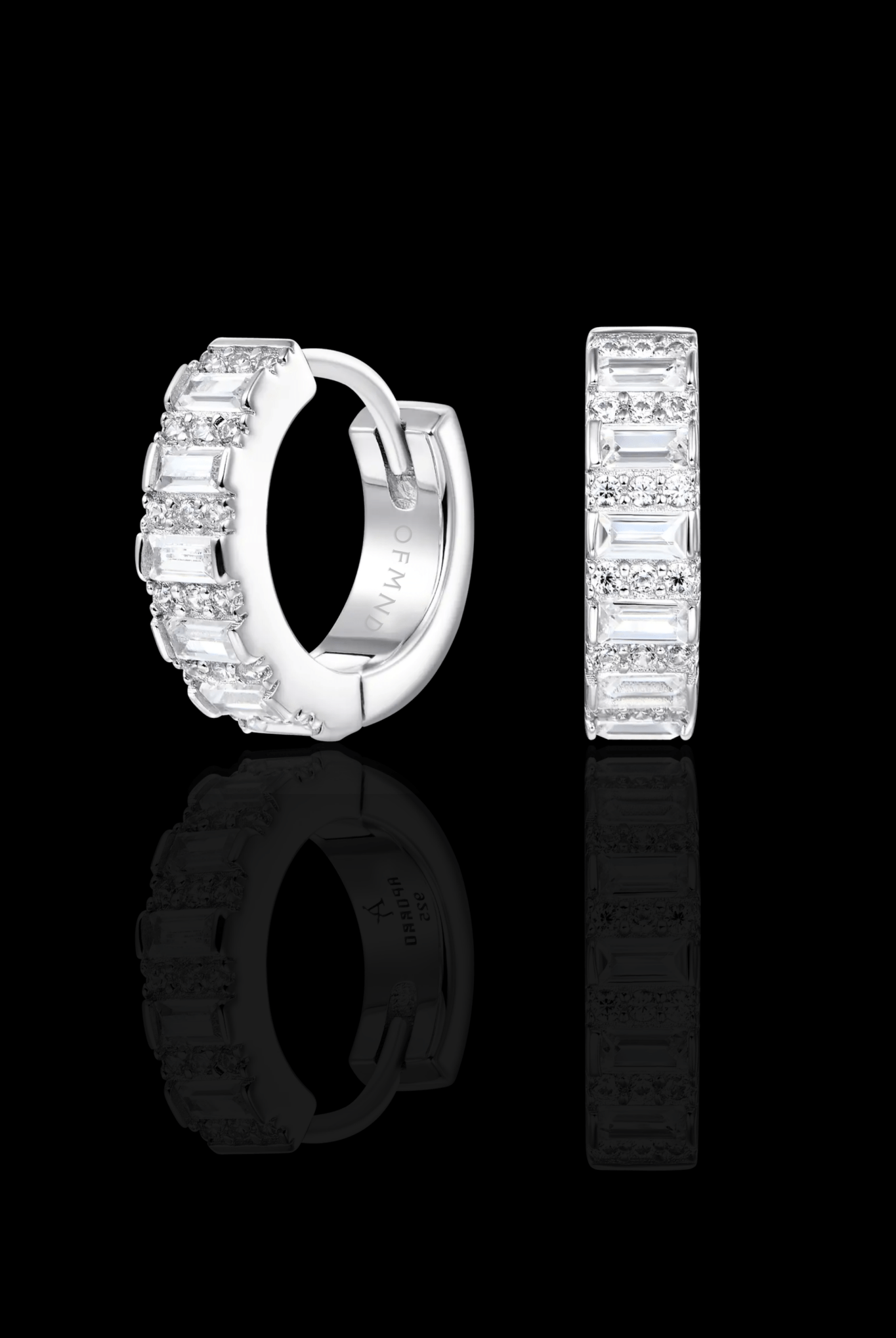 Orecchini ' full baguette ' - OFMND