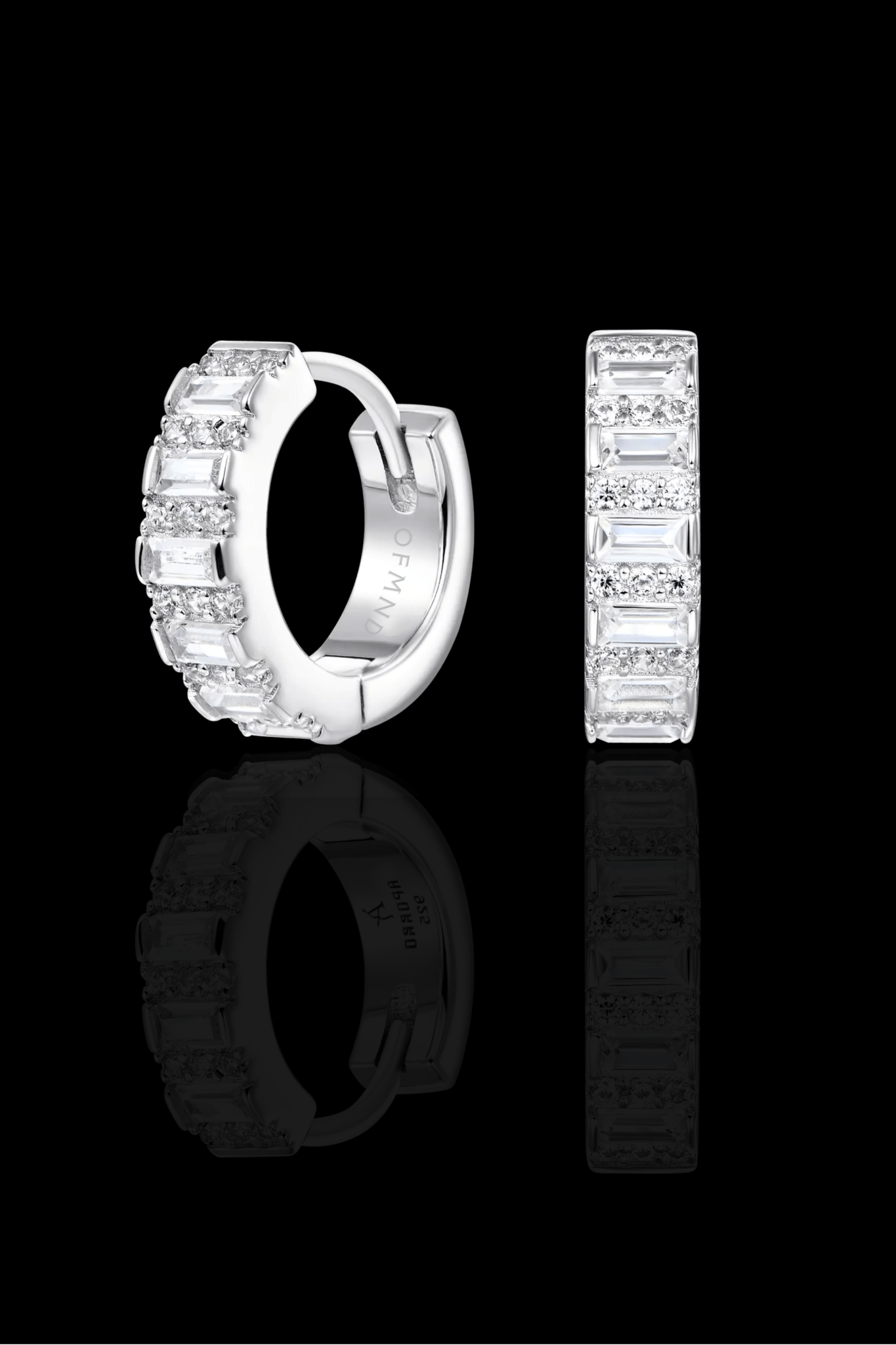 Orecchini ' full baguette ' - OFMND