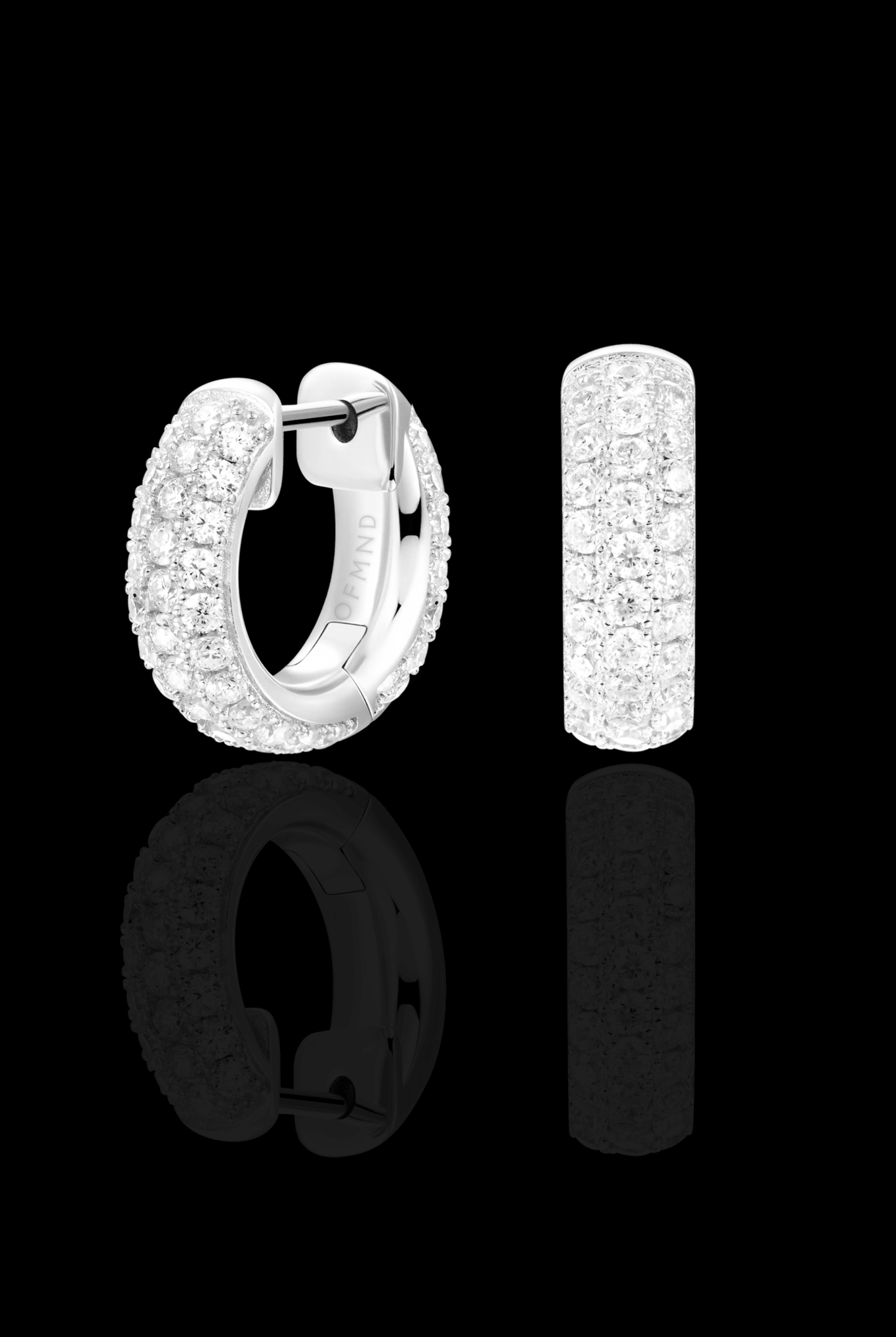 Orecchini ' full pavè ' - OFMND