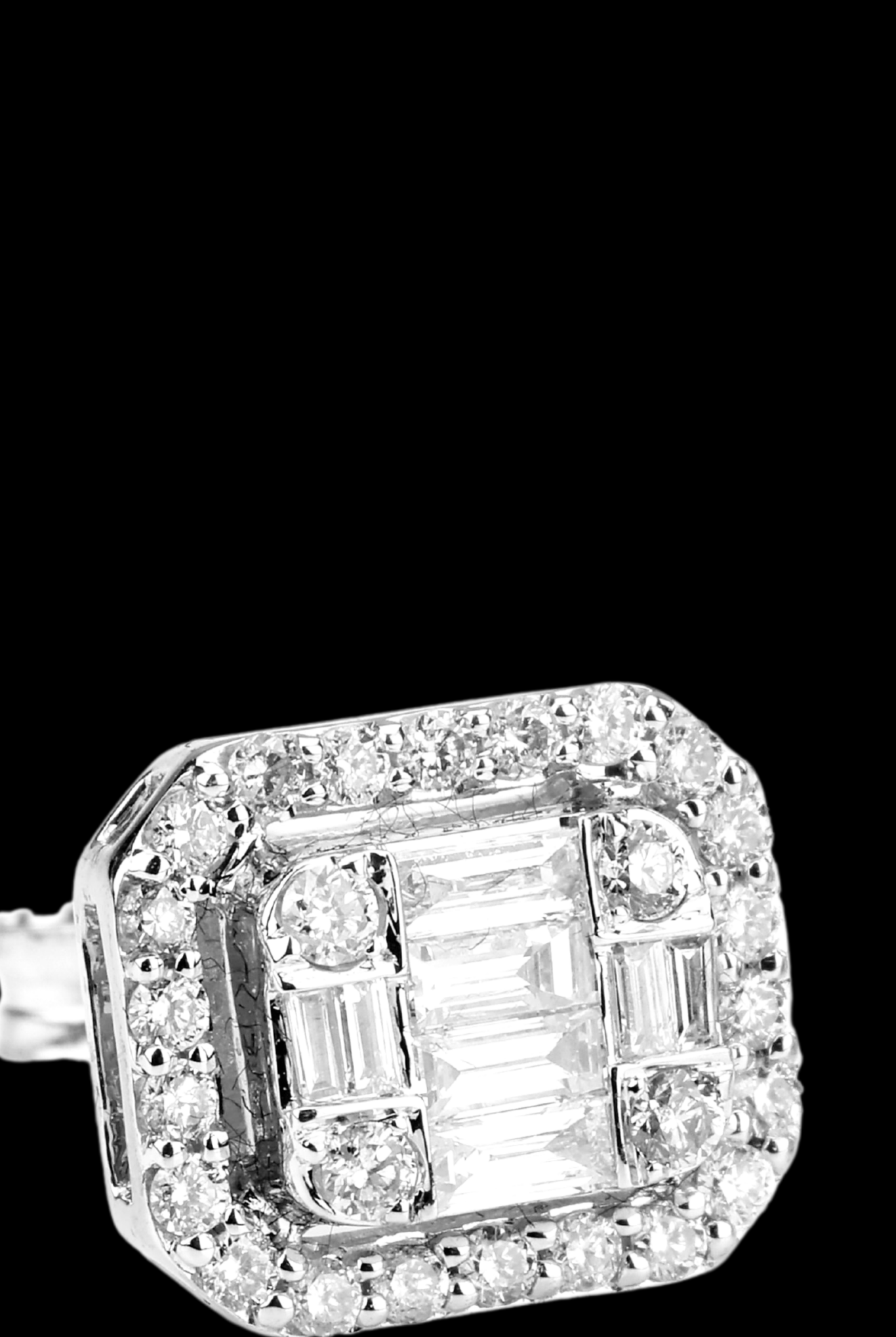 Orecchini 'Pavè plate' - OFMND