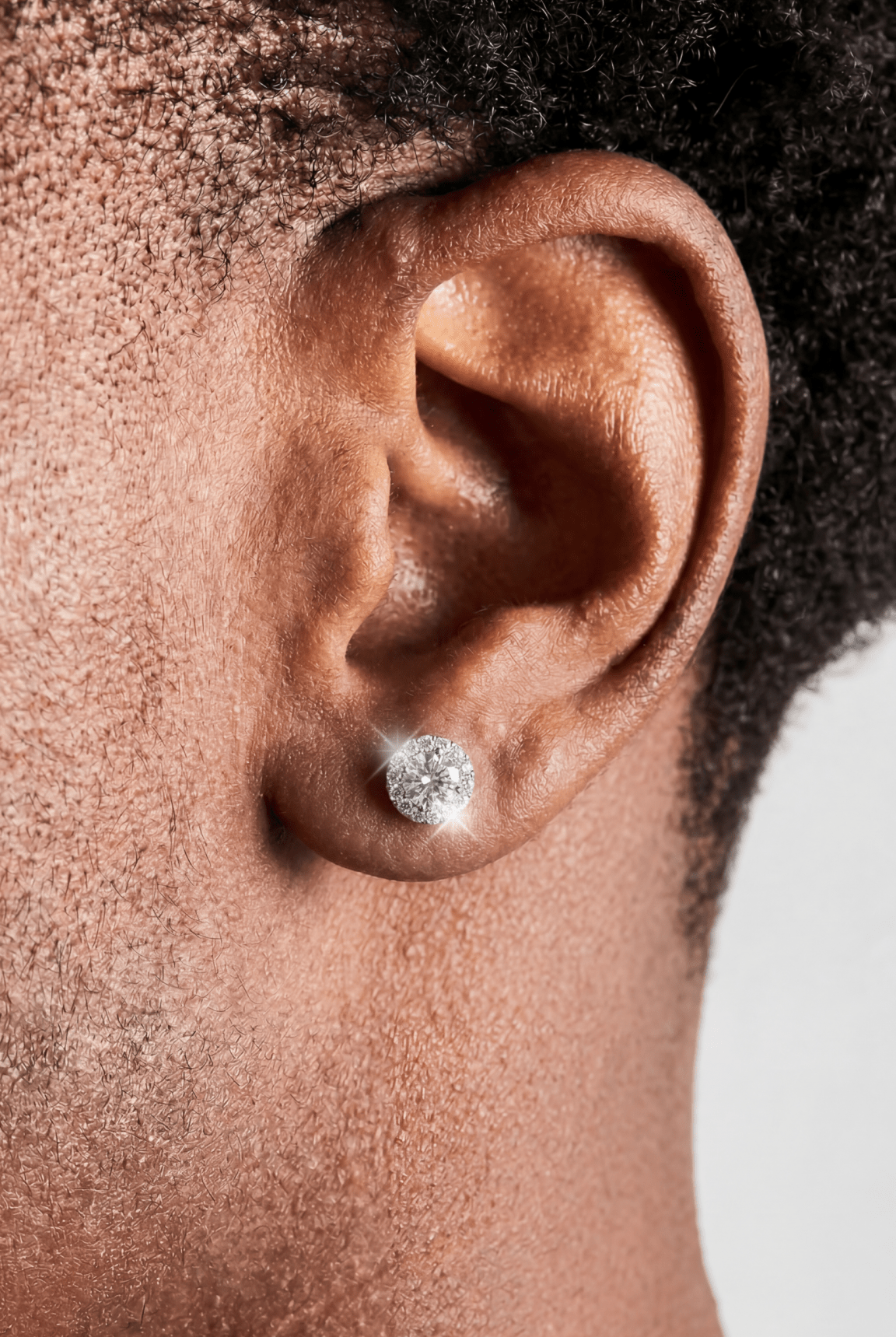 Orecchini ' sparkling ' moissanite - OFMND