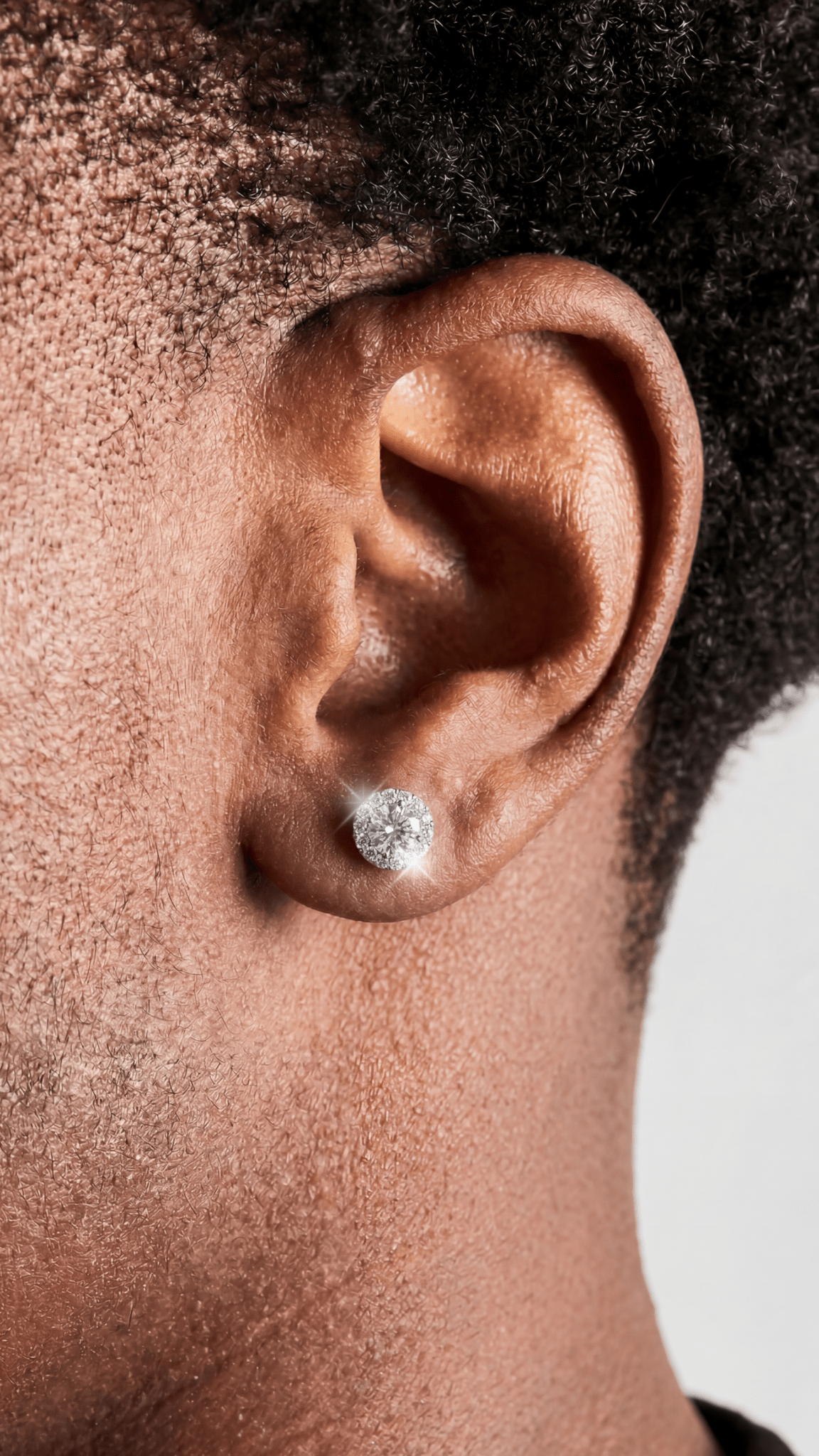 Orecchini ' sparkling ' moissanite - OFMND