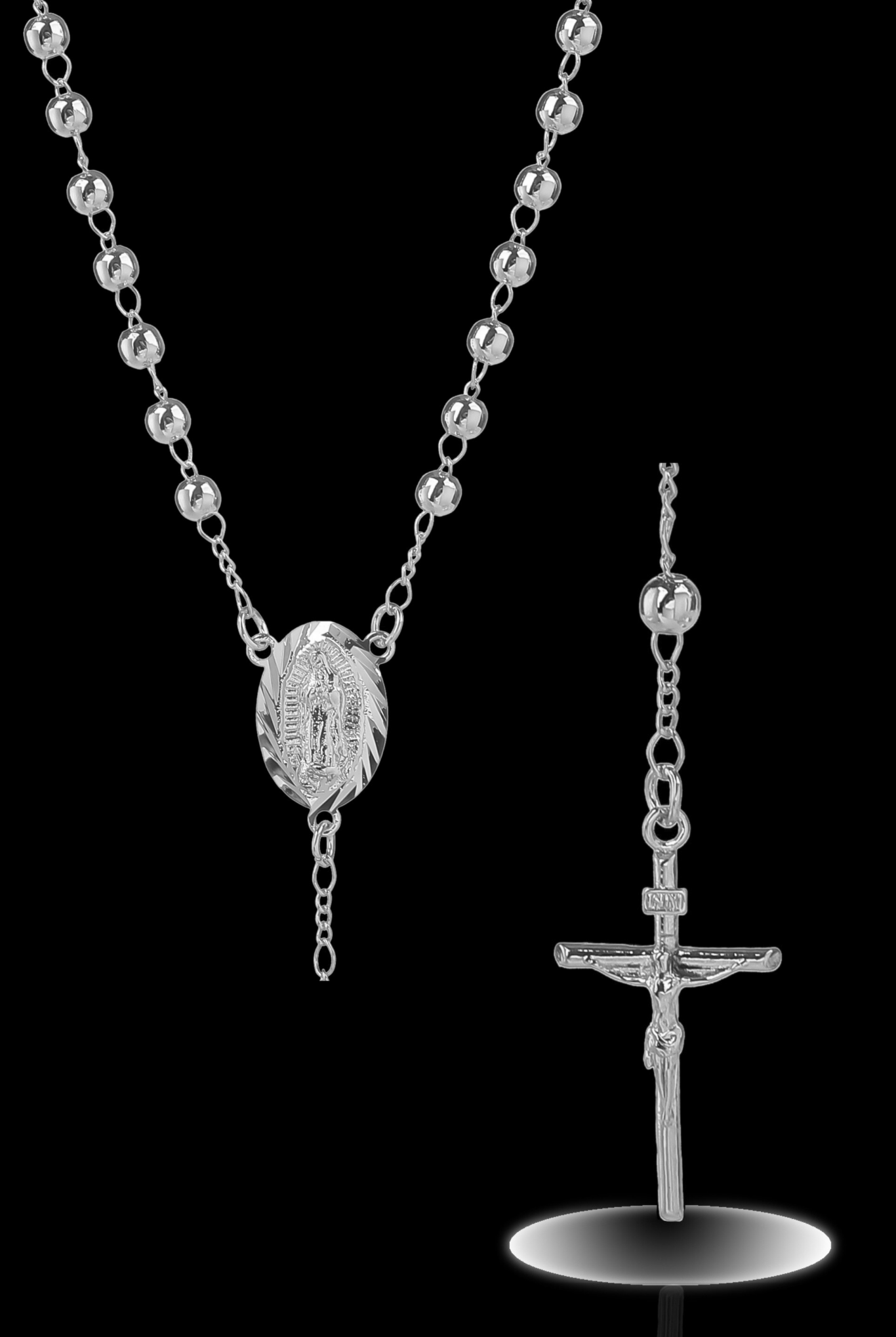 Rosario liscio 4mm - OFMND