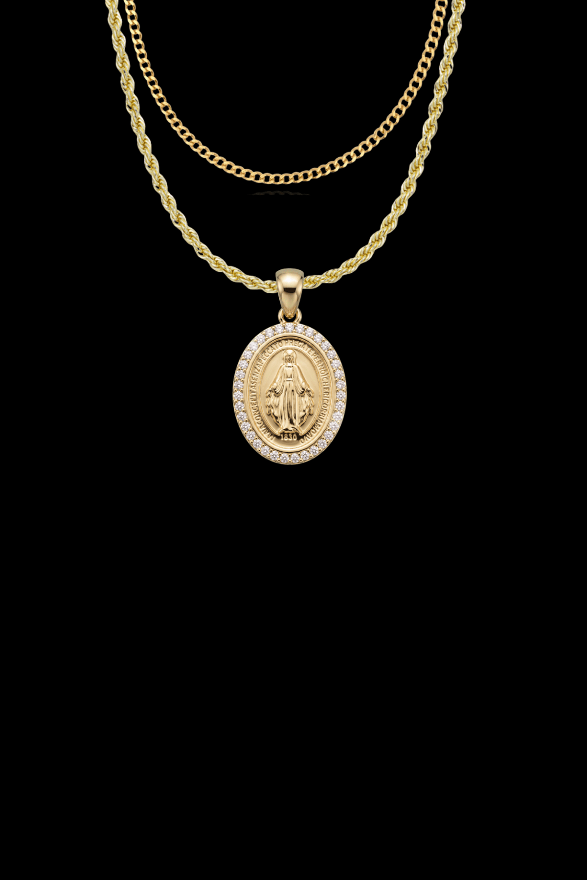 Set collana essential guadalupe + micro cuban - OFMND