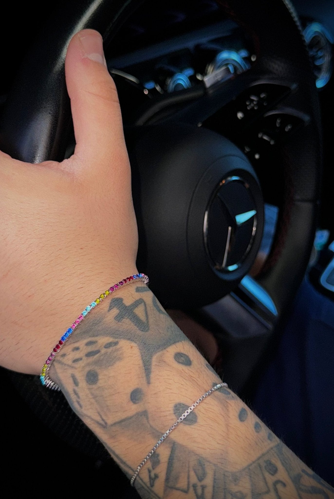 Tennis 'luxury rainbow' 2mm - OFMND