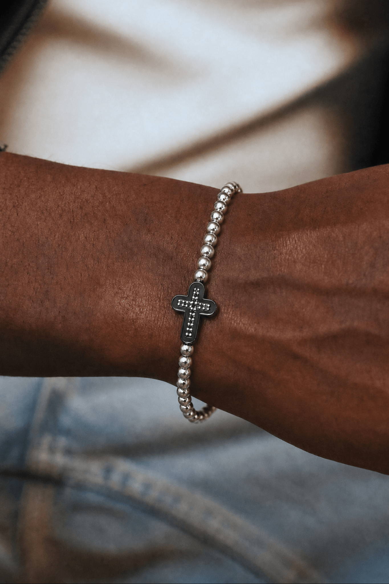 Bracciale bold cross - OFMND
