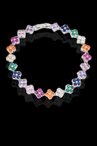 Bracciale clover tennis rainbow - OFMND