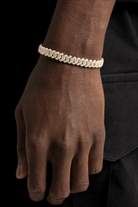 Bracciale cuban 10mm regolabile acciaio - OFMND