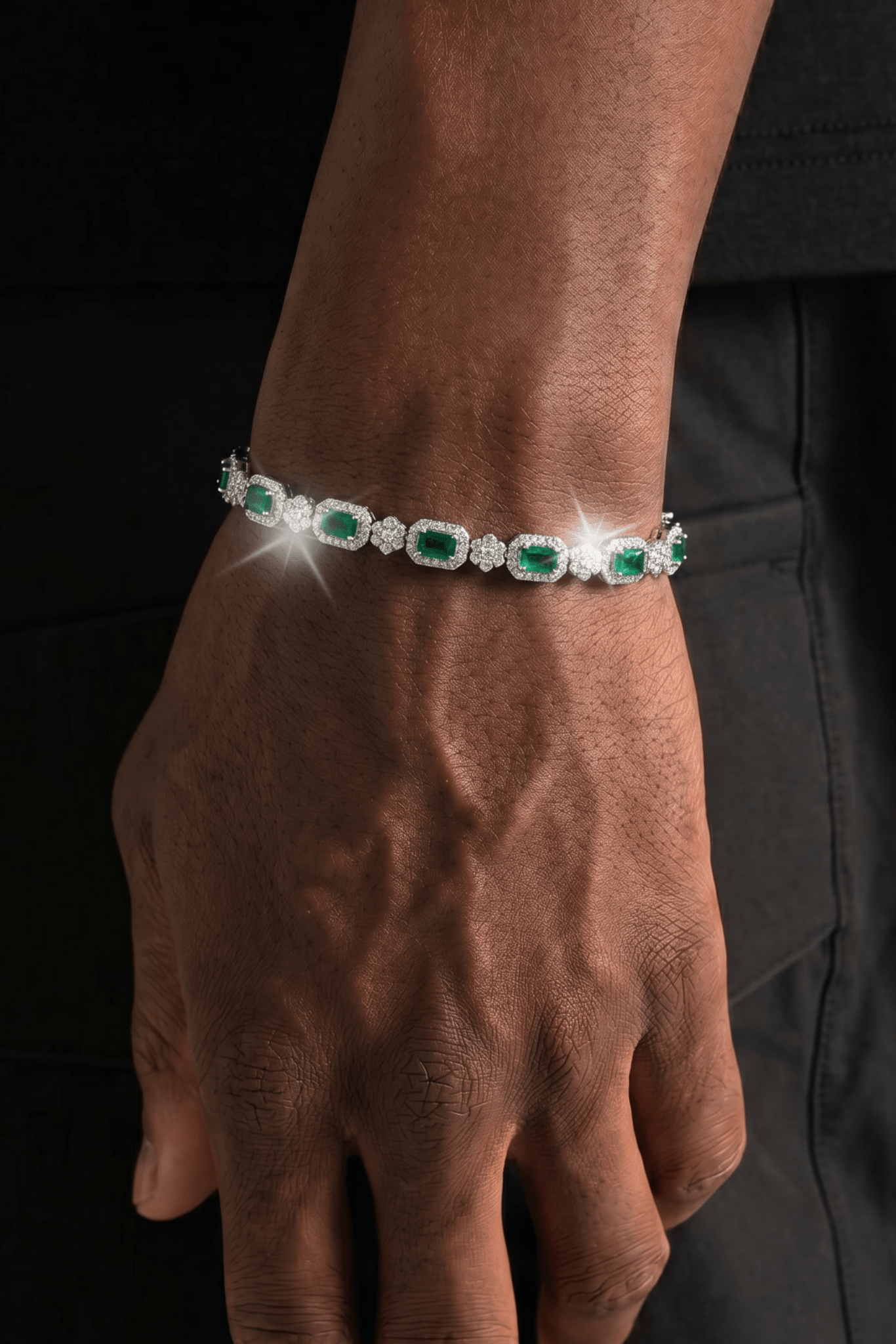 Bracciale emerald link - OFMND