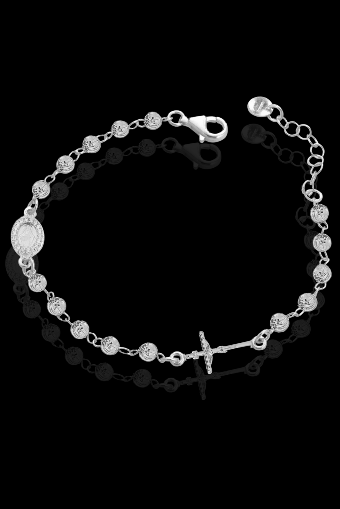 Bracciale rosario sfaccettato - OFMND