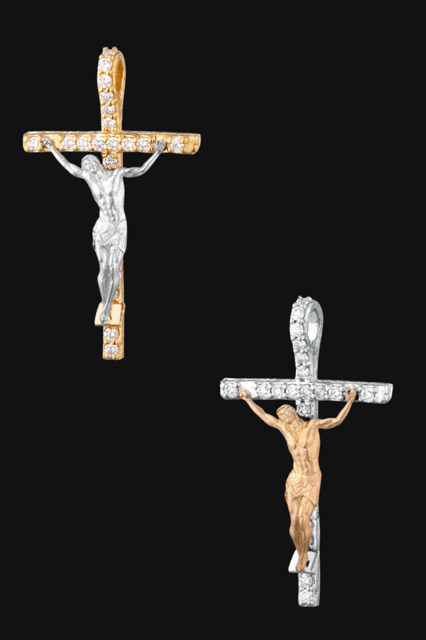 Collana crocifisso diamond - OFMND