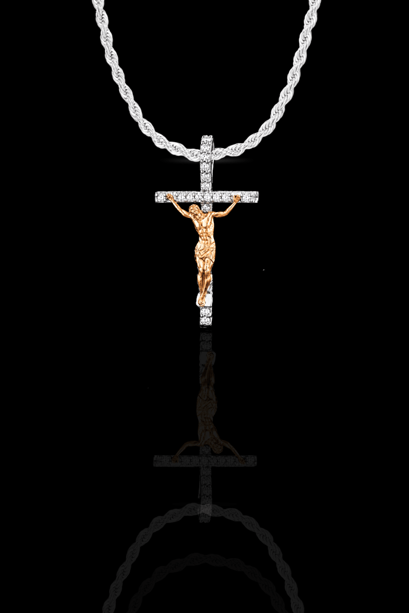 Collana crocifisso diamond - OFMND