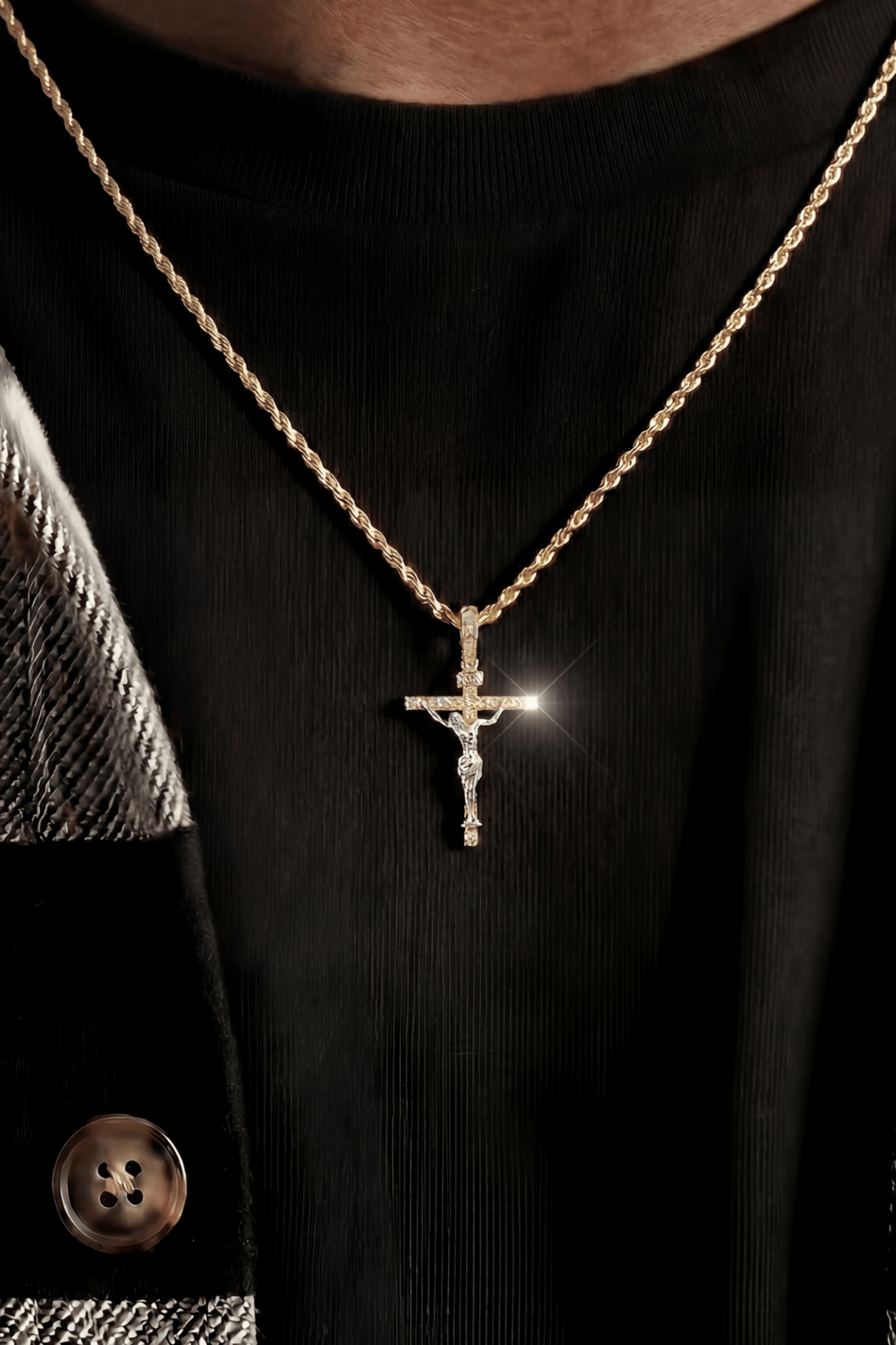 Collana crocifisso diamond - OFMND