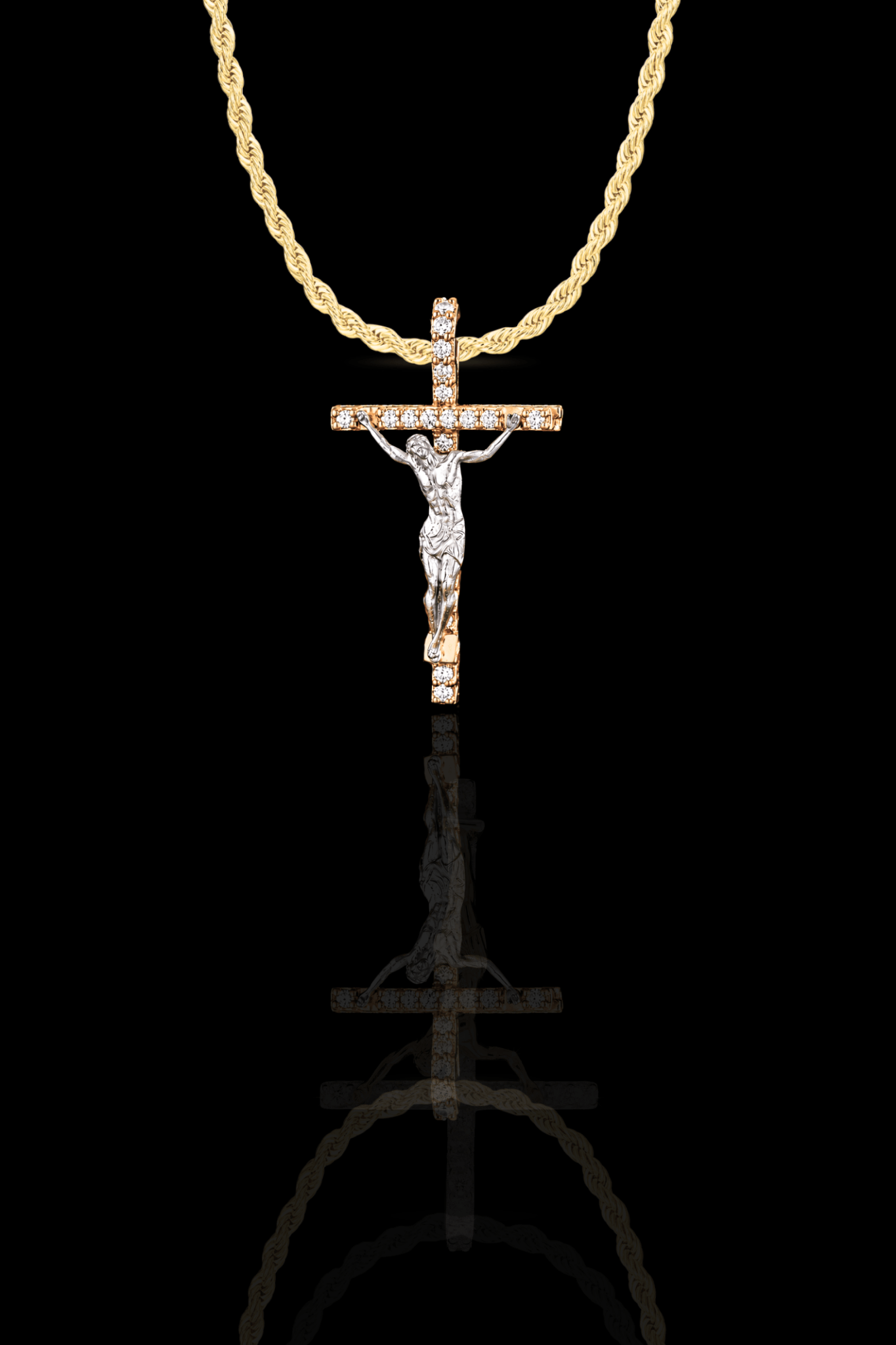 Collana crocifisso diamond - OFMND