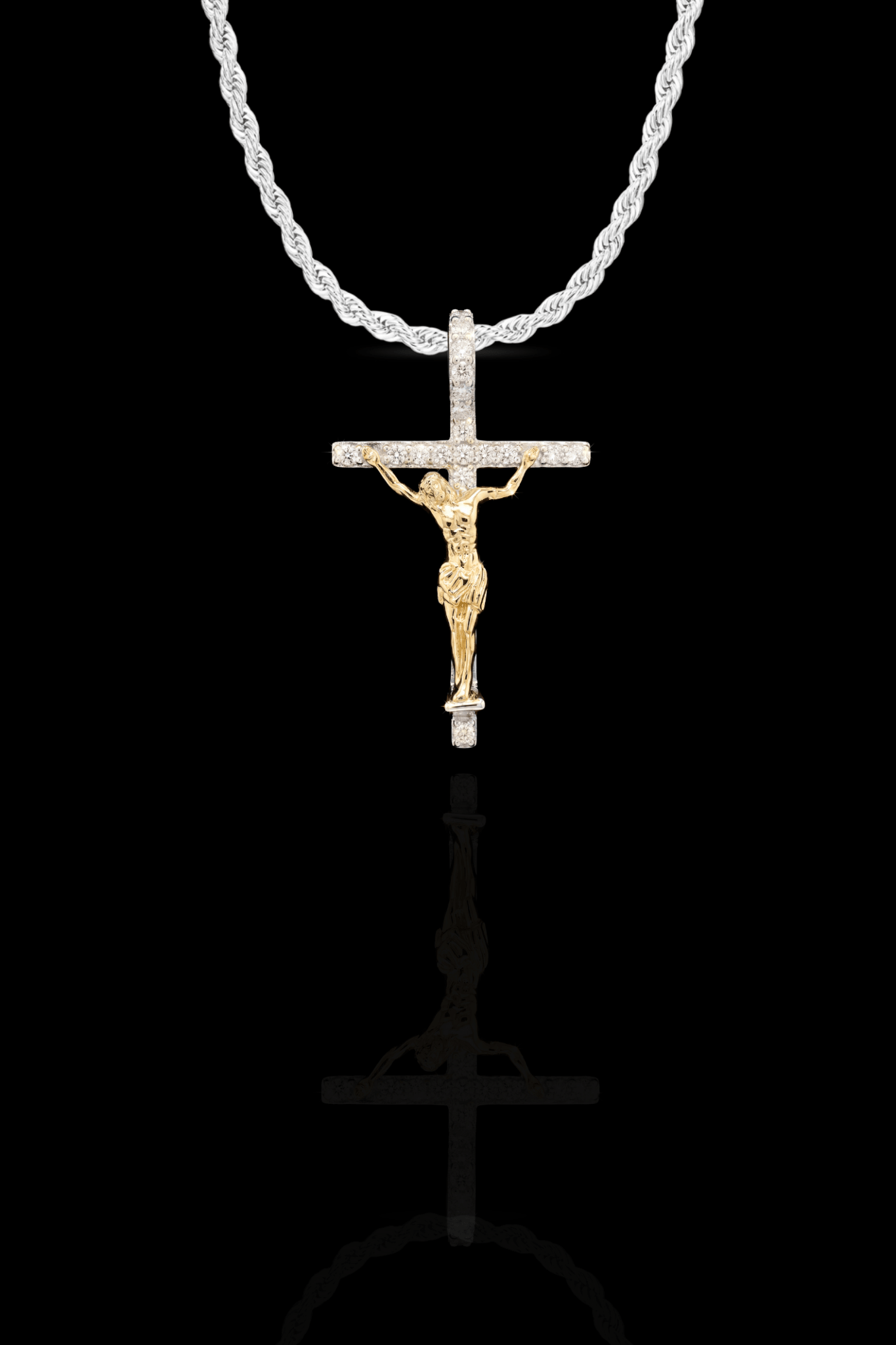 Collana crocifisso diamond - OFMND