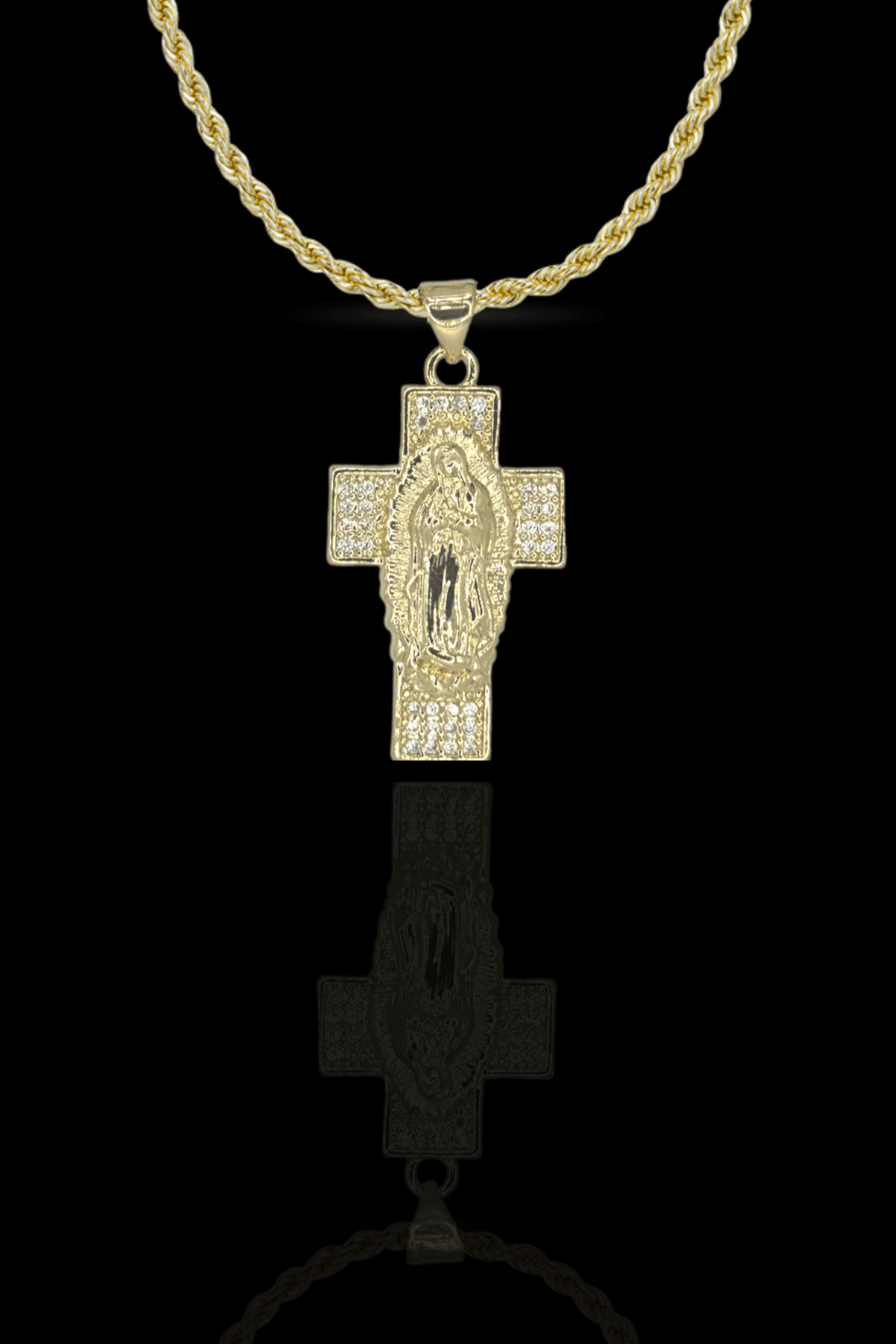 Collana cross guadalupe - OFMND