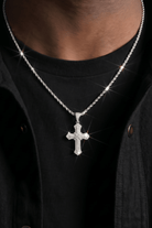 Collana cross pavè - OFMND