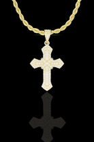 Collana cross pavè - OFMND