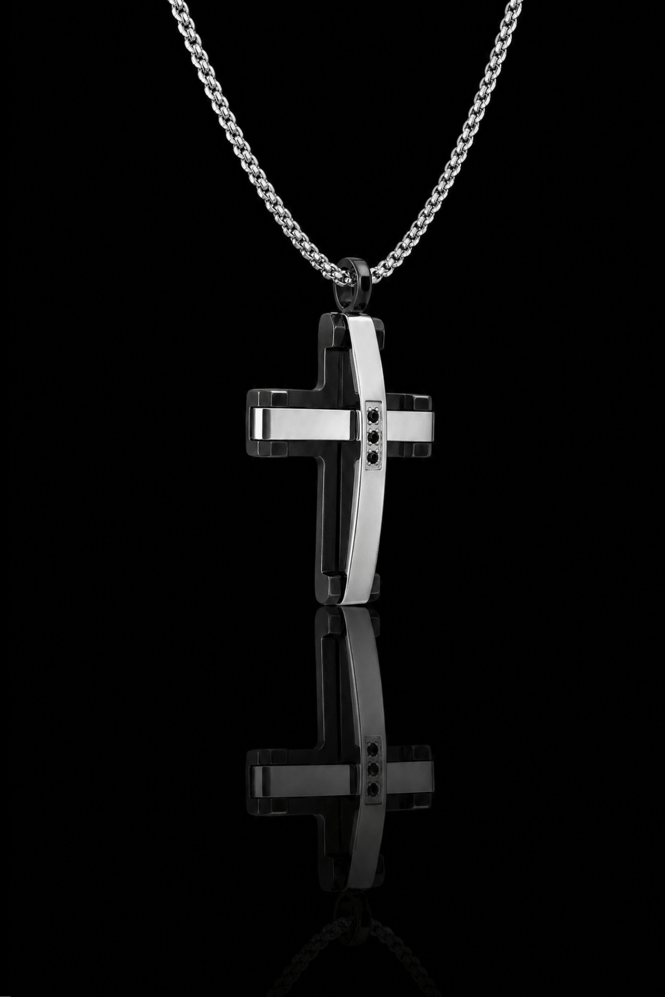 Collana cross shadow - OFMND