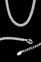 Collana cuban regolabile acciaio - OFMND