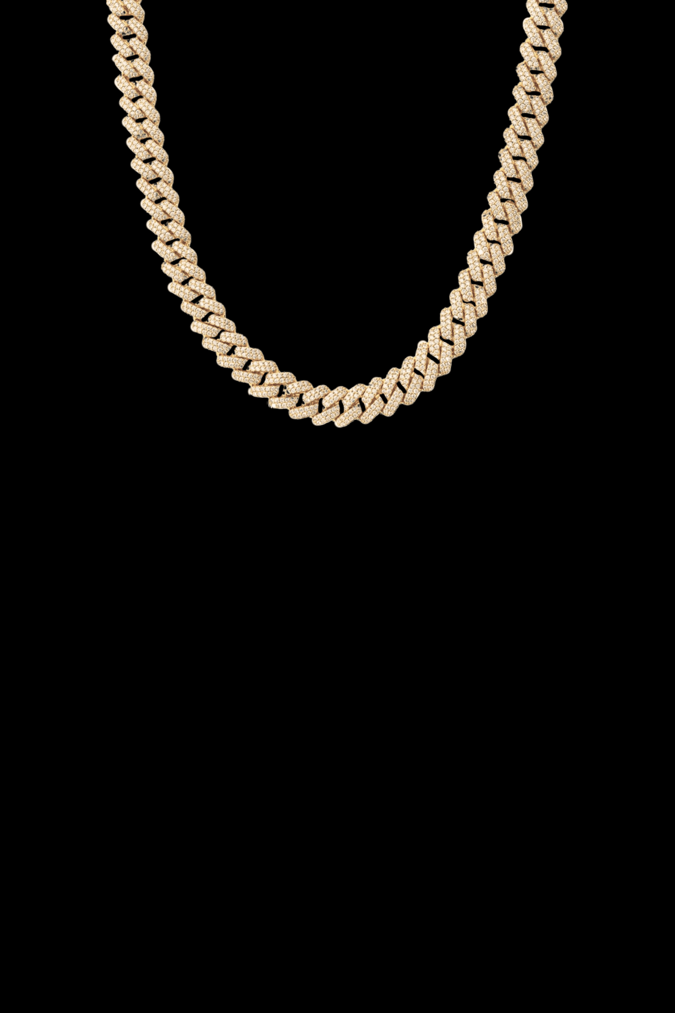 Collana cuban regolabile acciaio - OFMND