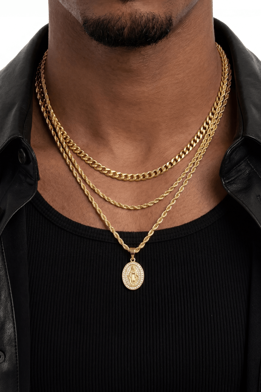 Collana 'diamond guadalupe’ - OFMND