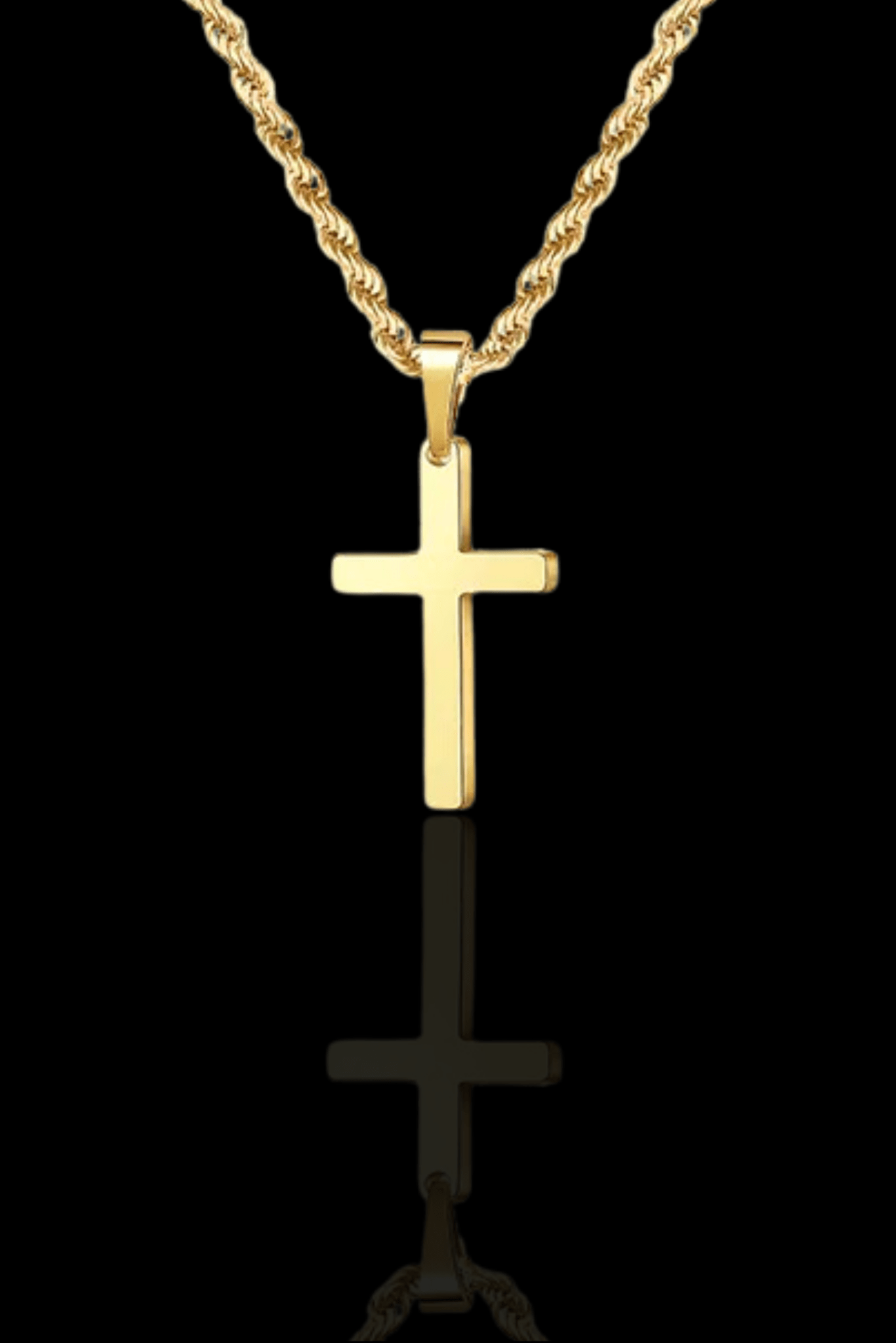 Collana essential cross argento - OFMND