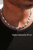 Collana gemstone blu - OFMND