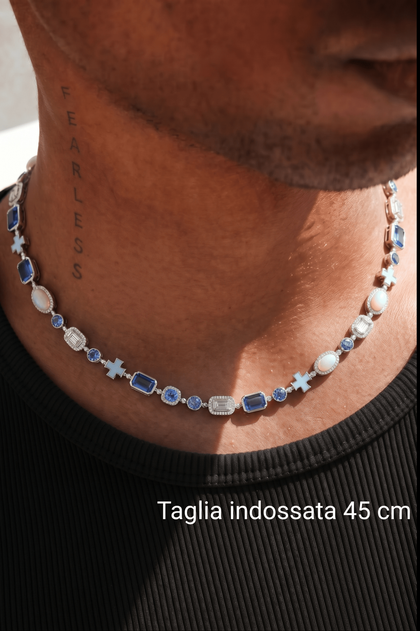 Collana gemstone blu - OFMND