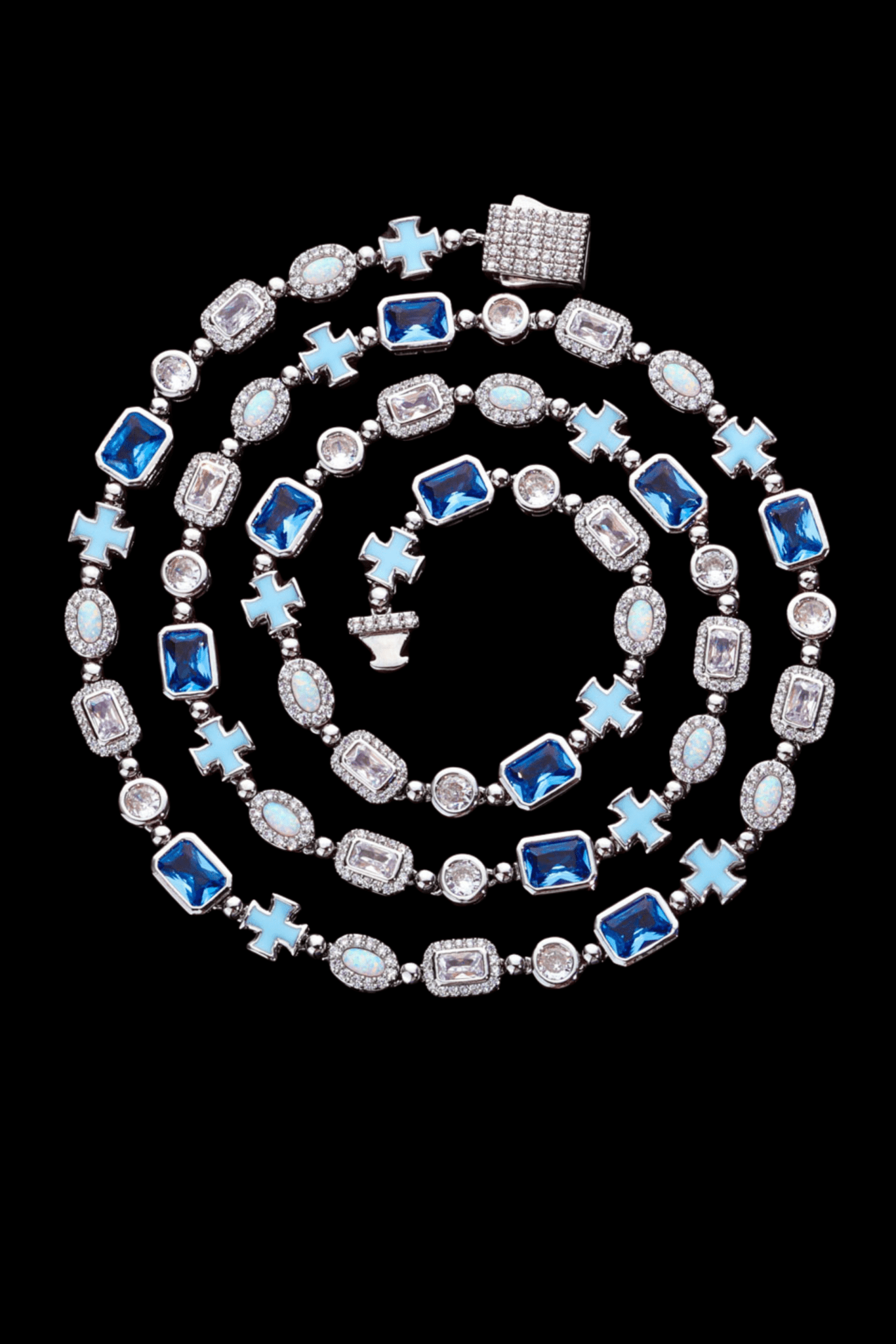 Collana gemstone blu - OFMND