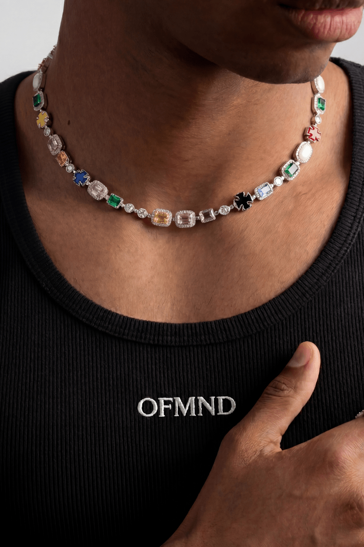 Collana gemstone rainbow - OFMND