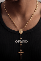 Collana rosario sfaccettato 6mm - OFMND