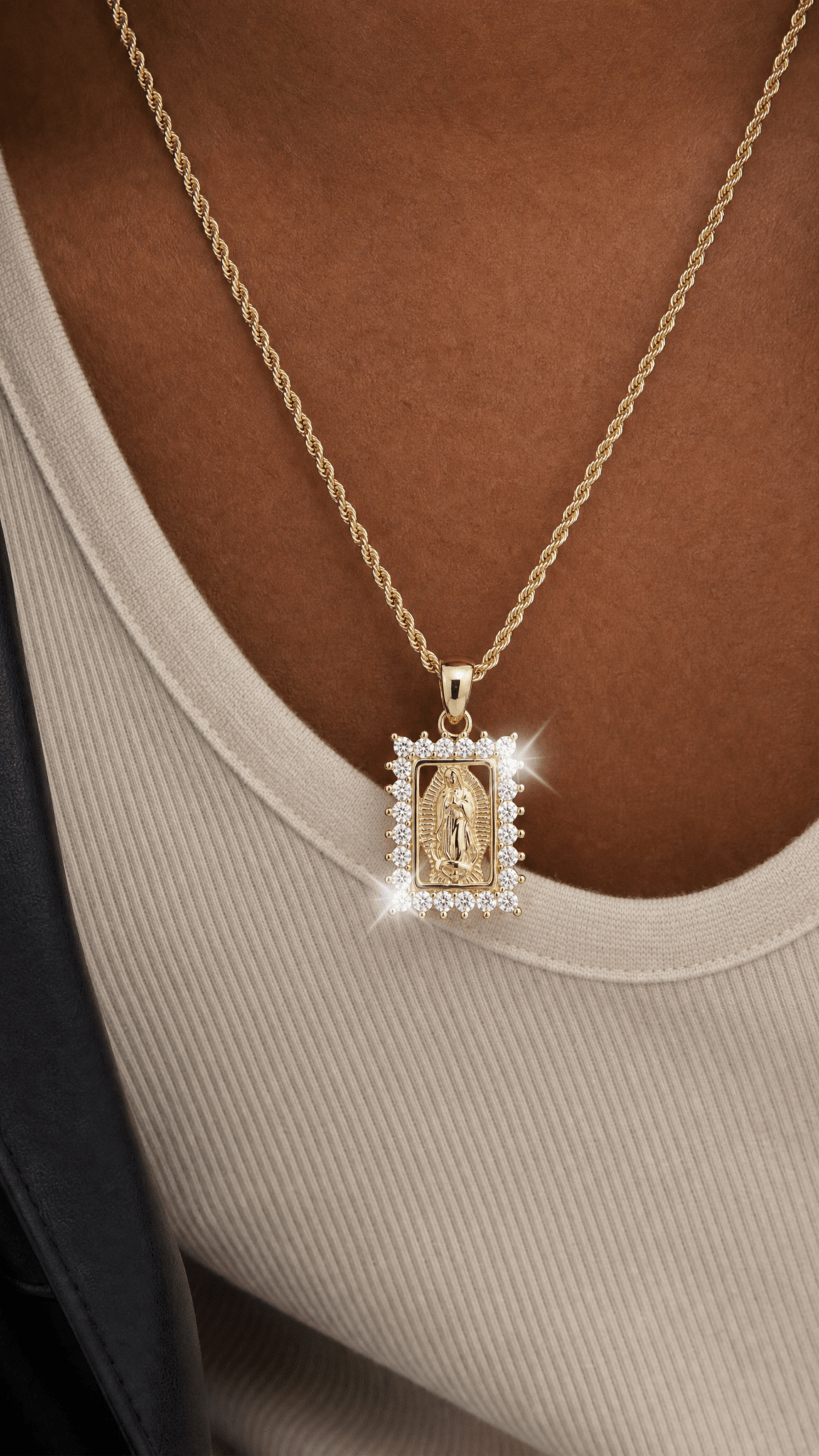 Collana squared guadalupe - OFMND