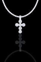 Collana 'tennis cross sparkling ' - OFMND