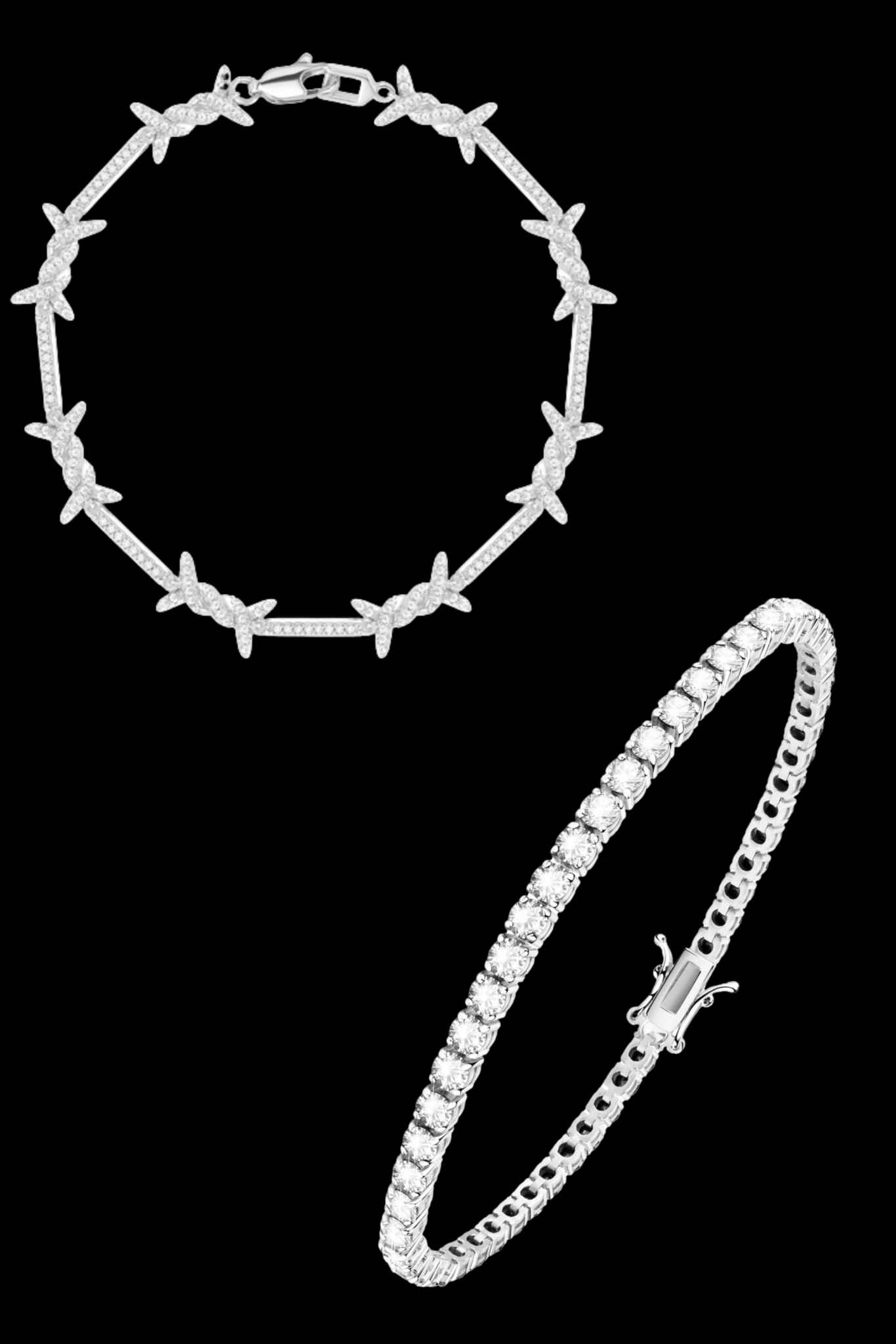 Combo bracciale wired + tennis luxury 3mm - OFMND