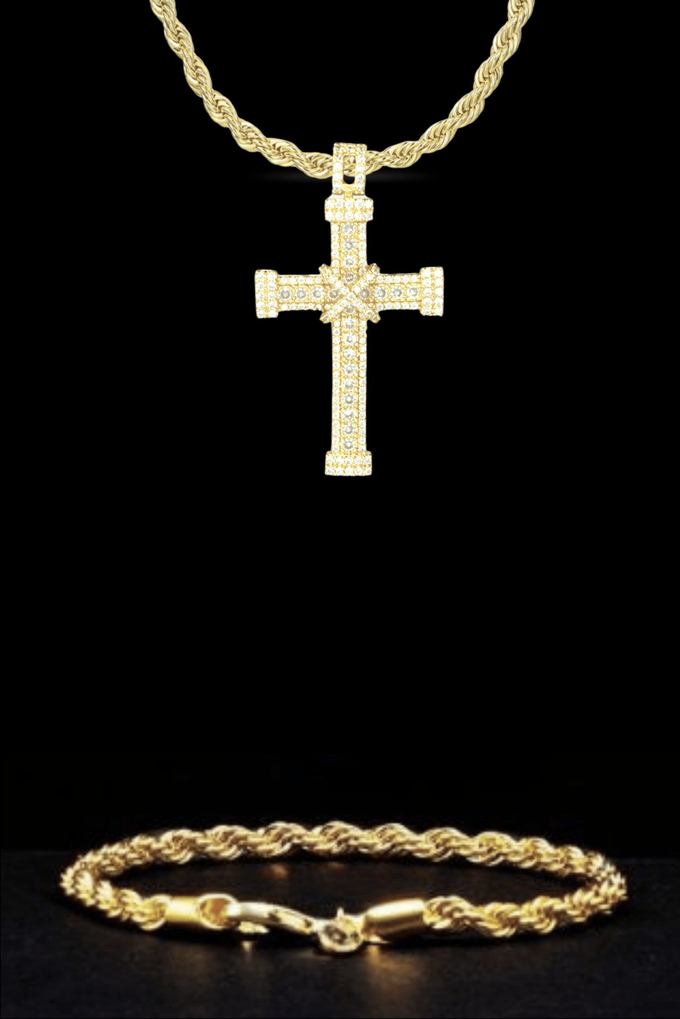 Royal pavè + bracciale rope - OFMND