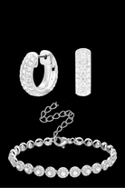 Set bracciale angelic + orecchini full pavè - OFMND