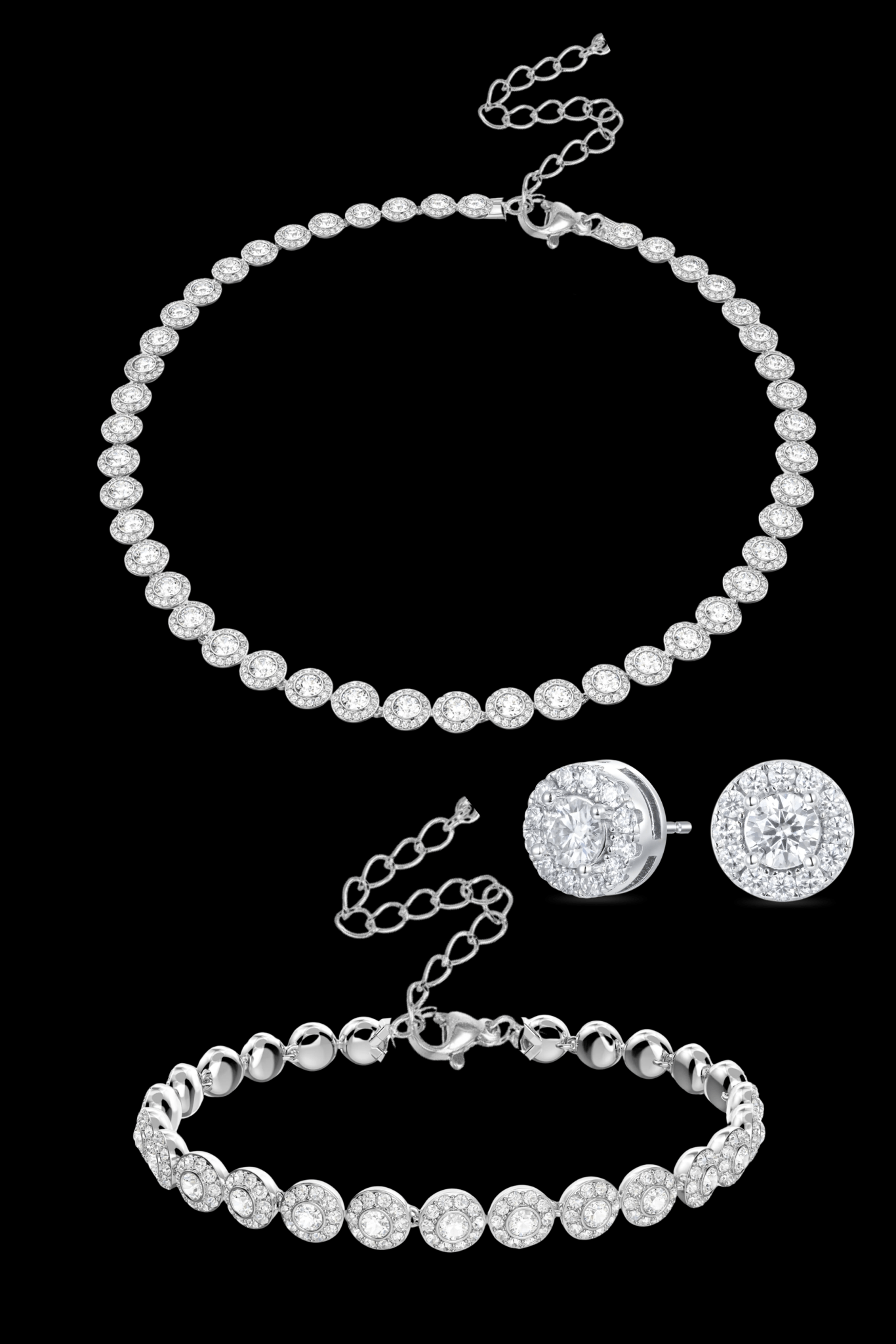 Set collana angelic + bracciale angelic + orecchini - OFMND