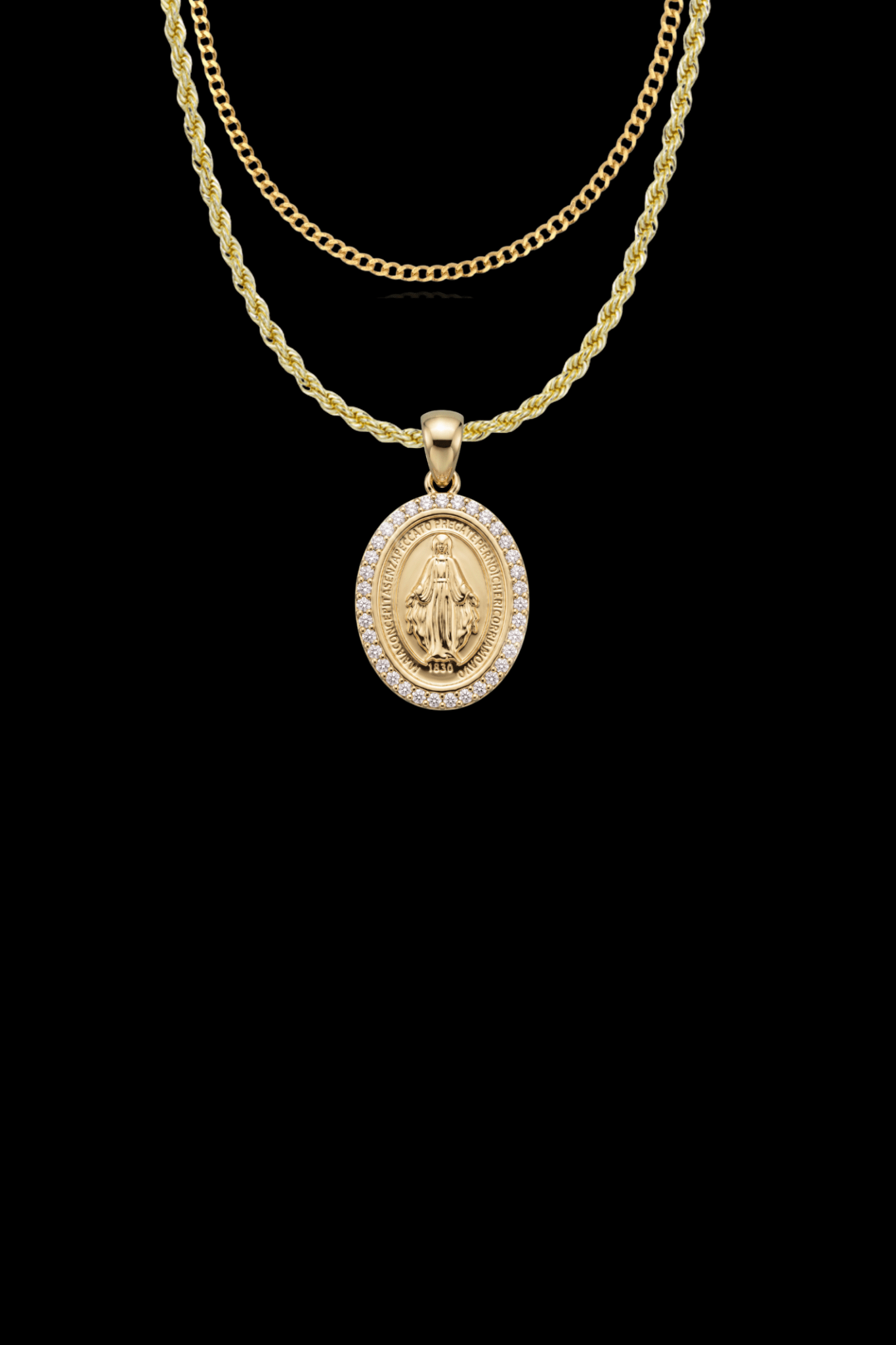 Set collana essential guadalupe + micro cuban - OFMND