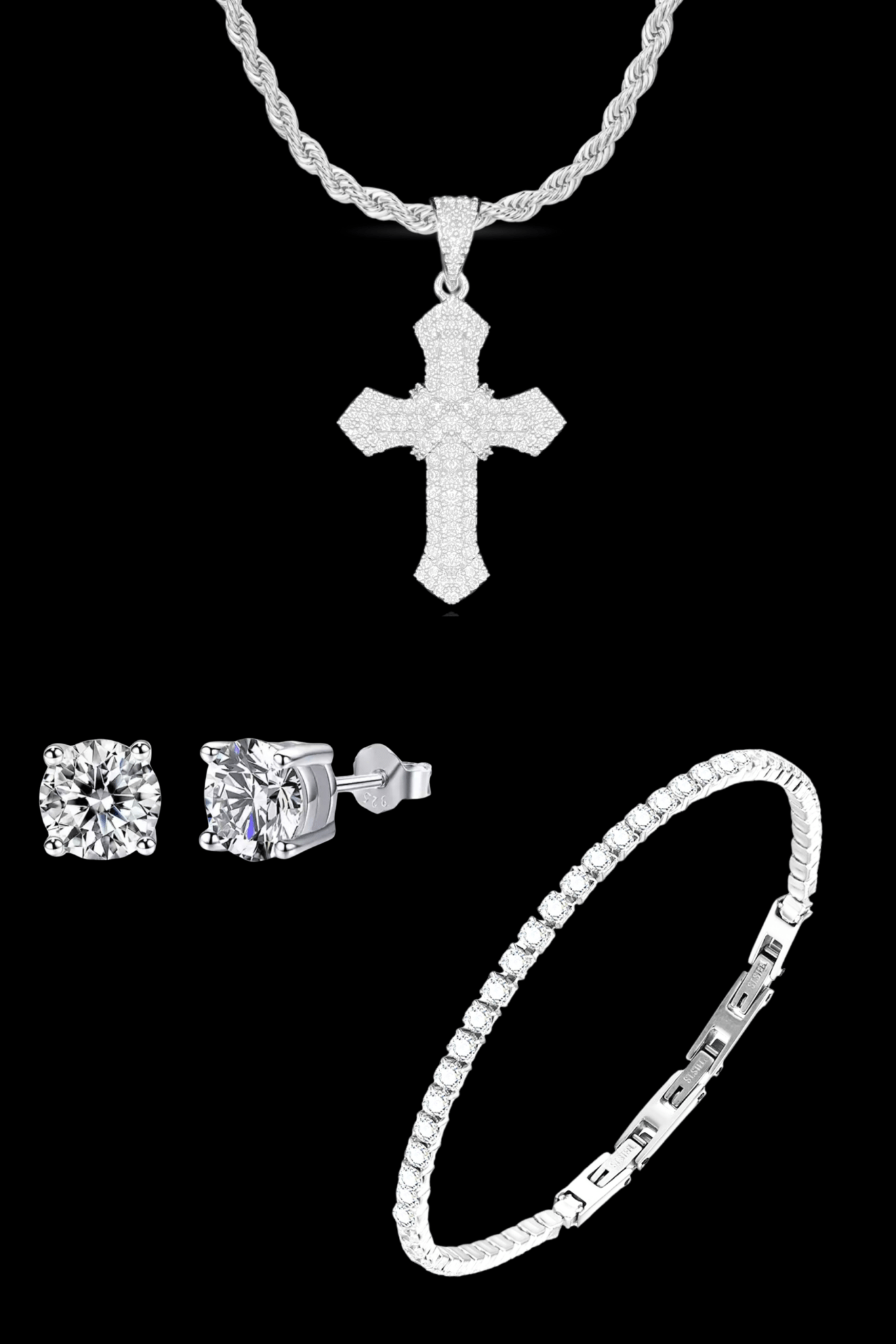 Set cross pave + punti luce - OFMND