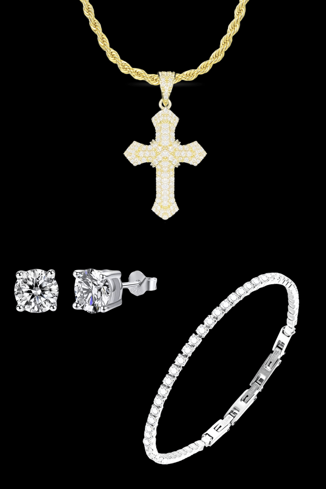 Set cross pave + punti luce - OFMND